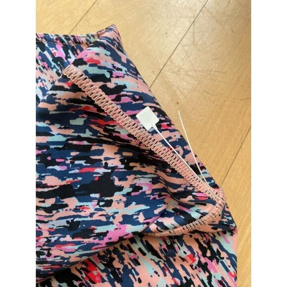 ZELLA BNWOT Hi Waist "Studio Lite" Crop Leggings Pink Print - Picture 5 of 5
